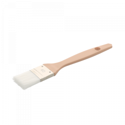 PINCEAU PLAT NYLON BLANC, LG 40