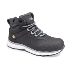 SHUNGITE chauss. secu. S3  Haute Action Nubuck Anthracite ESD