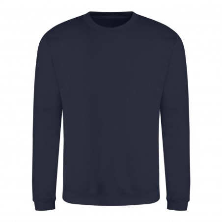 SWEAT COL ROND STEEL OXFORD NAVY