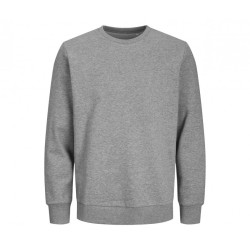 SWEAT COL ROND STEEL GREY 300 G/M²