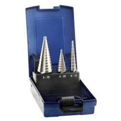 COFFRET FORET ETAGE HSS ACIER, Ø 4-12,4-20,6-30 COFFRET FORET ETAGE HSS ACIER, Ø 4-12,4-20,6-30
