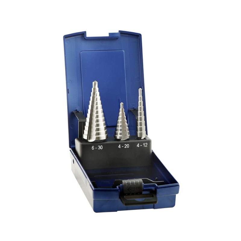 COFFRET FORET ETAGE HSSE INOX ø 4-12,4-20,6-30