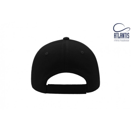 CASQUETTE LIBERTY FIVE 5 PANNEAUX LIGHT NOIR 250G
