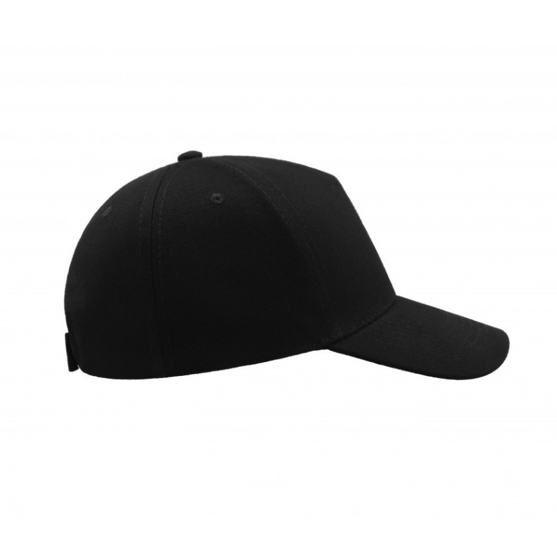 CASQUETTE LIBERTY FIVE 5 PANNEAUX LIGHT NOIR 250G