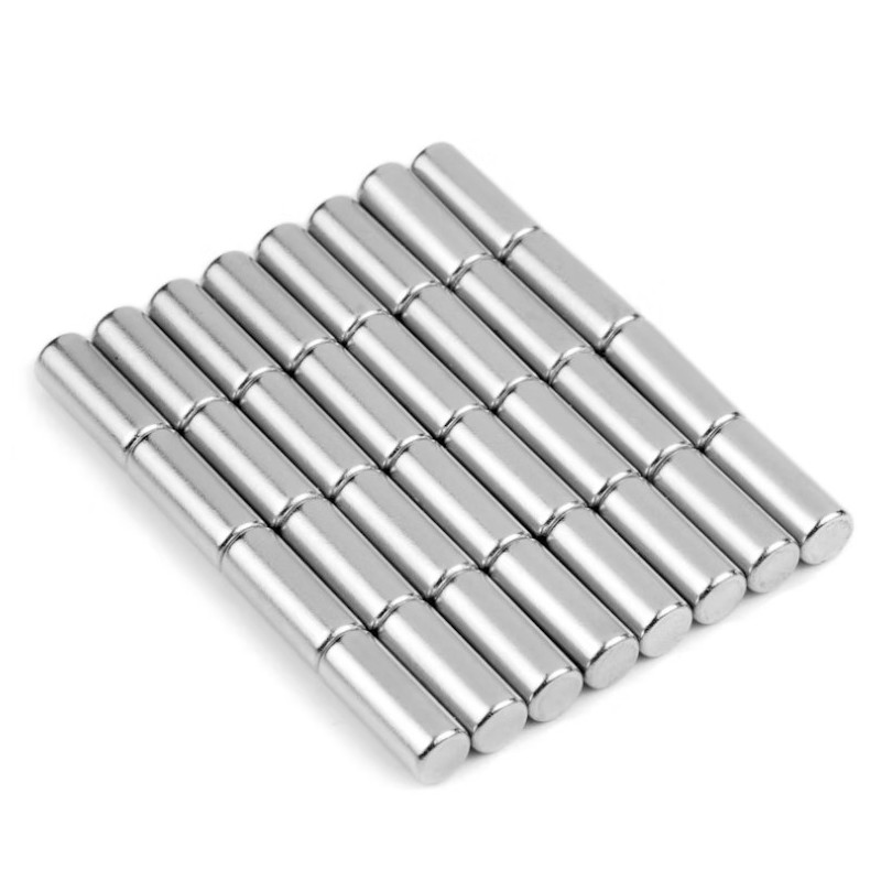 BOITE DE 5 AIMANT CYLINDRIQUE MAGNETIQUE Ø5mm HAUTEUR 13.96 mm 1.1 KG