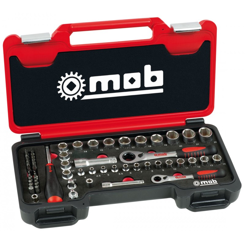 COFFRET DE DOUILLES TRAVERSANTES 59 PIÈCES MIXTE