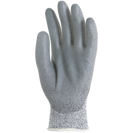 GANTS ANTI COUPURE ENDUIT POLYURETHANE GRIS, T 7