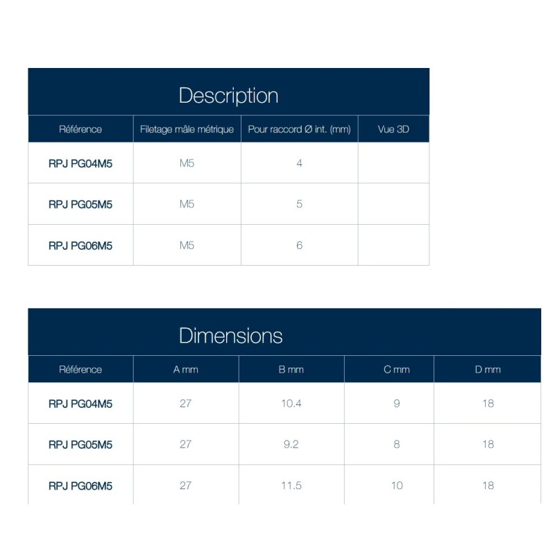 DOUILLE DE JONCTION MALE