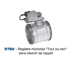 REGISTRE ISOLEMENT MOTORISE 230V Ø 315