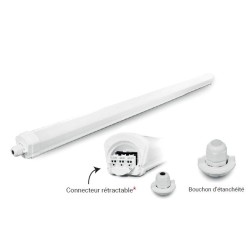 BOITIER ETANCHE LED INT 1255X58MM - 35W - 4000K - IP65 - IK10 - 5250LM BOITIER ETANCHE LED INT 1255X58MM - 35W - 4000K - IP65 - IK10 - 5250LM