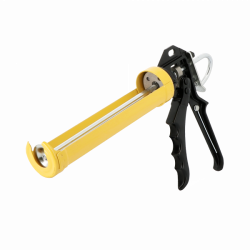 PISTOLET SILICONE MASTIC JAUNE / NOIR