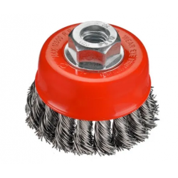 BROSSE CONIQUE D.100 M14 FIL 0.50 ACIER TORSADE