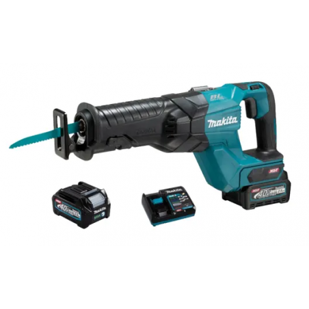 SCIE RÉCIPRO 40 V MAX LI-ION 2,5 AH XGT (2 BATTERIES + 1 CHARGEUR + 1 ETUI DE TRANSPORT + KIT D'ACCESSOIRES)