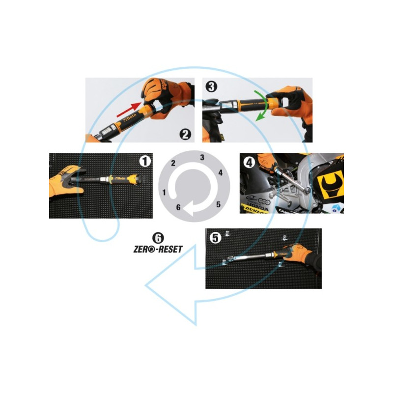 CLE DYNAMOMETRIQUE MECANIQUE 1/4 5-25Nm 666/2