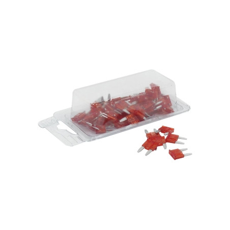 50 MINI-FUSIBLES ENFICHABLES-10A-/boite