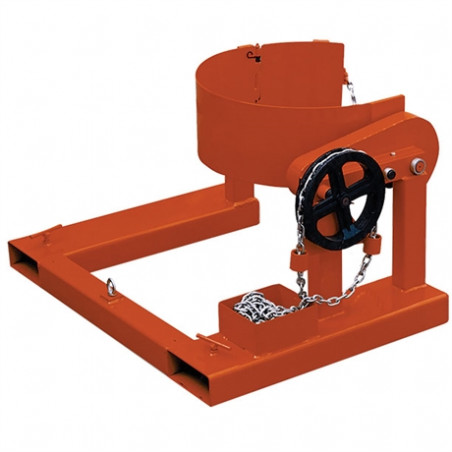 RETOURNEUR DE FÛT METALLIQUE 365 KG