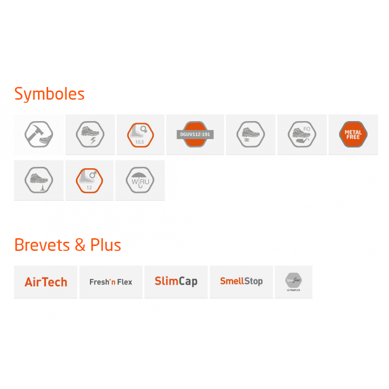 CHAUSSURES DE SECURITE HAUTES S3 SRC BE-FREE TOP T 42