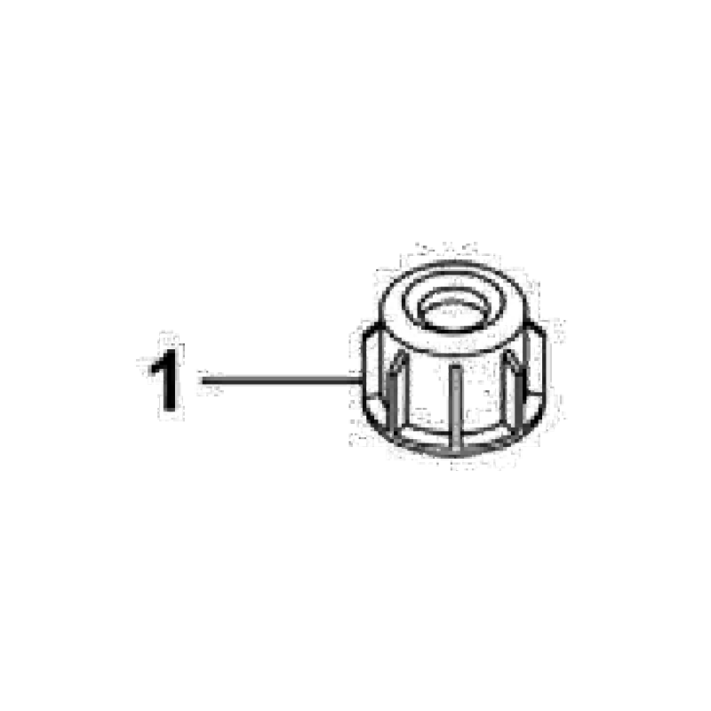 ECROU DE TRAVAIL/TUBULURE 1/2 POUR PAN 15/18
