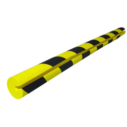 AMORTISSEUR DE CHOC ROND IPN JAUNE/NOIR Ø40 LG 1M AMORTISSEUR DE CHOC ROND IPN JAUNE/NOIR Ø40 LG 1M