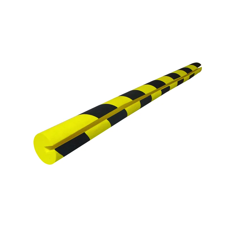 AMORTISSEUR DE CHOC ROND IPN JAUNE/NOIR Ø40 LG 1M