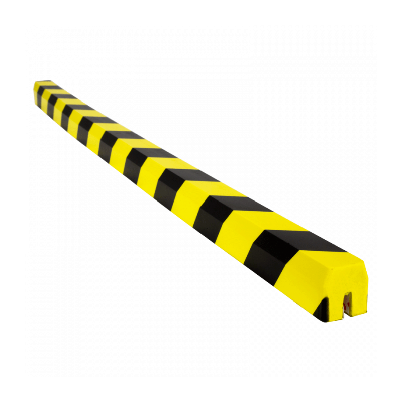 AMORTISSEUR DE CHOC 1M CARRE POUR IPN JAUNE ET NOIR