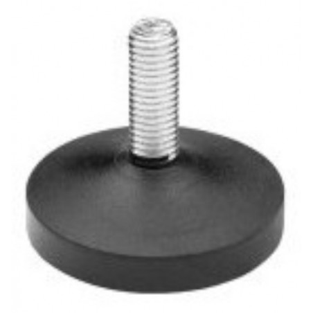 VÉRIN DE RÉGLAGE 3D FORTAPS, DIAMÈTRE 30 MM, M10 X 32 MM, NOIR