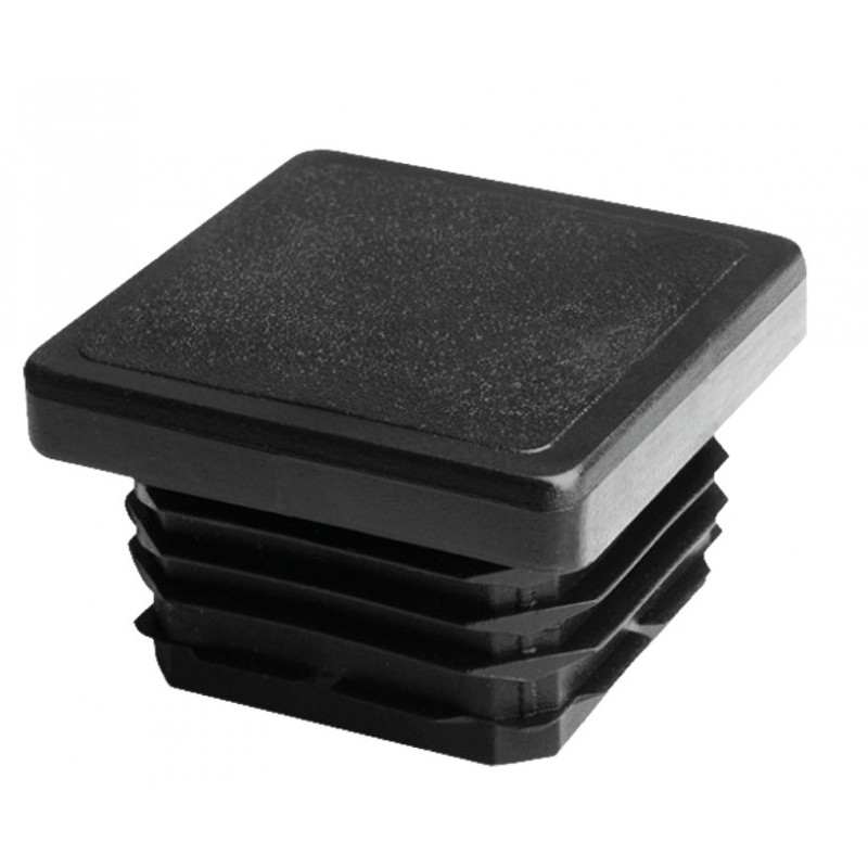 EMBOUT CARRÉ ENTRANT EN POLYÉTHYLÈNE NOIR FORTAPS