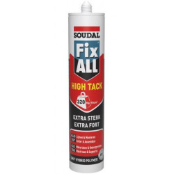 FIX ALL HIGH TACK BLANC CARTOUCHE 290ML FIX ALL HIGH TACK BLANC CARTOUCHE 290ML
