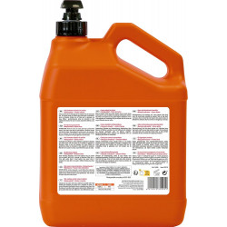 LOT DE 4 BIDONs DE SAVON 3,8 L DE FAST ORANGE + POMPE